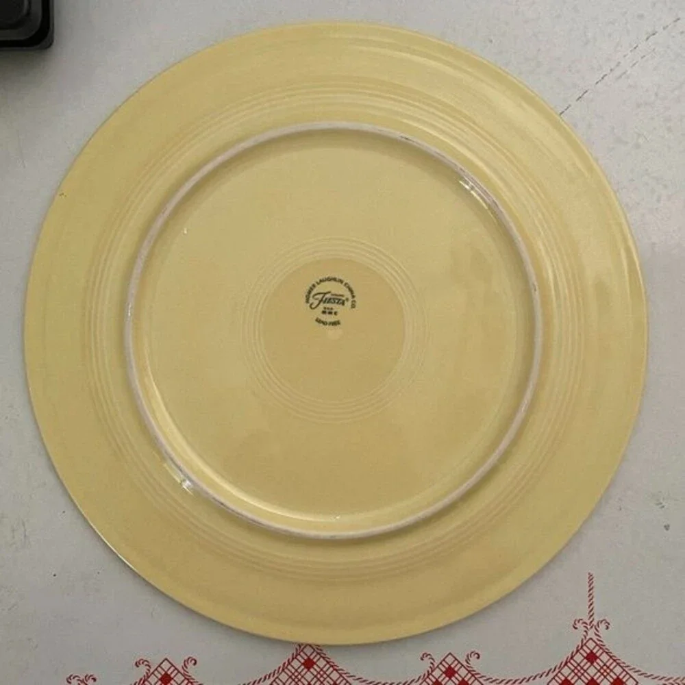 Fiestaware Discontinued Hostess Tray Sunflower